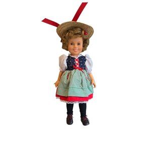 Vintage 1972 Ideal Toy Corp 17" Shirley Temple Heidi Doll ST-14-H-213